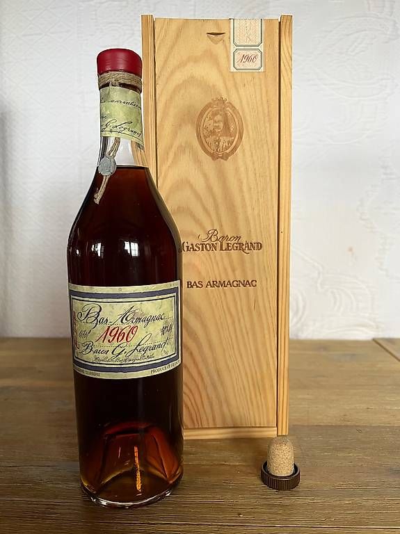Bevande alcoliche: Bas-Armagnac 1960, Baron Gaston Legrand – Nuovo e nell'imballaggio originale da Pensier venduto da motofan99