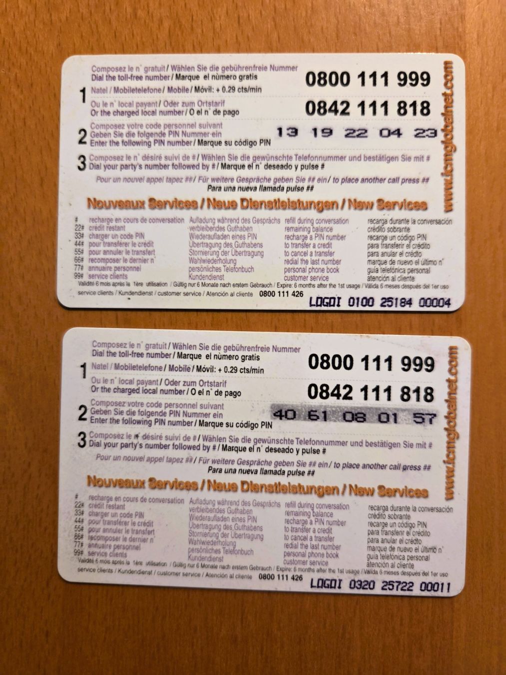 Schede telefoniche: DIVERSE - PREPAID - SCHWEIZ – Usato da Brüttisellen venduto da Nighttrain 1