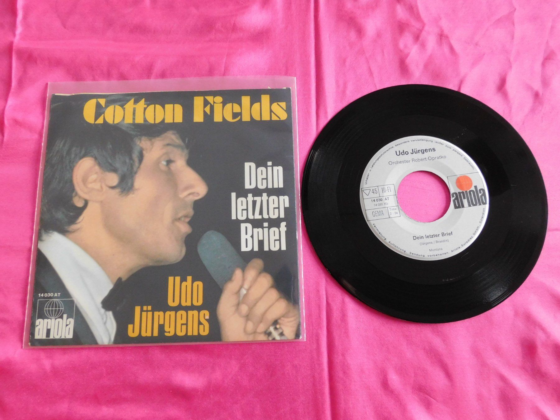 Dischi in vinile: Udo Jürgens – Cotton Fields – Usato da Emmenbrücke venduto da lamorak