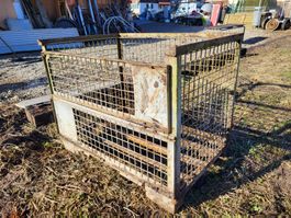 1 Gitterpalettboxe stahlketten transport hohe belastung