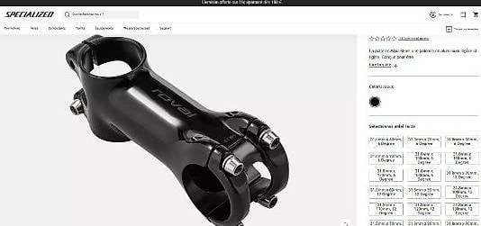 Insigne de façade potence specialized venge - SPECIALIZED - 14940