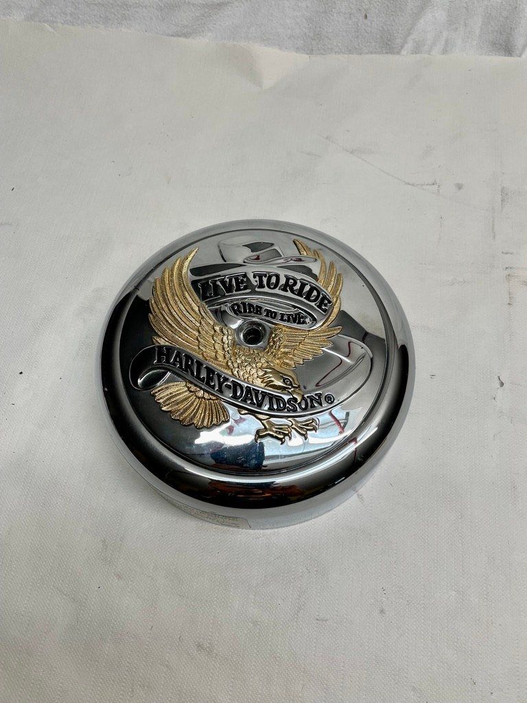 Harley-Davidson Tutti i ricambio per moto: Harley Luftfilterdeckel 8" L to R – Usato da Trimmis venduto da hajaho