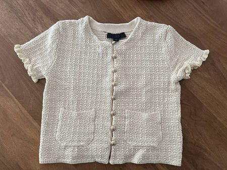 ZARA Oberteil in beige Gr. S