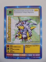 DIGIMON Jd-05 Gabumon / Bandai 1ère édition 1999. Comme neuf