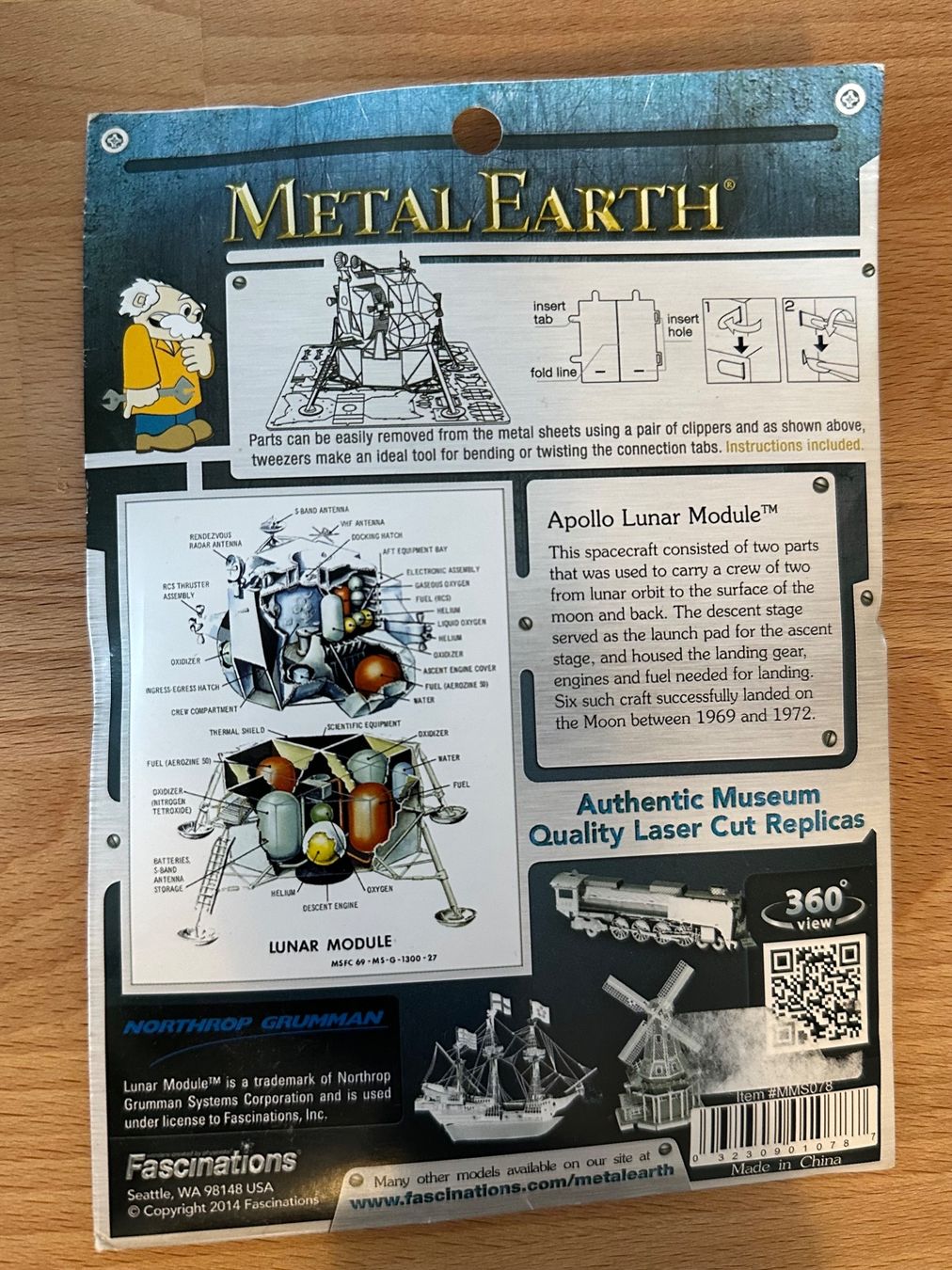Kit di modellismo & Modellini statici: Metal Earth Apollo Lunar Module 3D Laser Cut Modell – Usato da Bern venduto da Xara_w 1