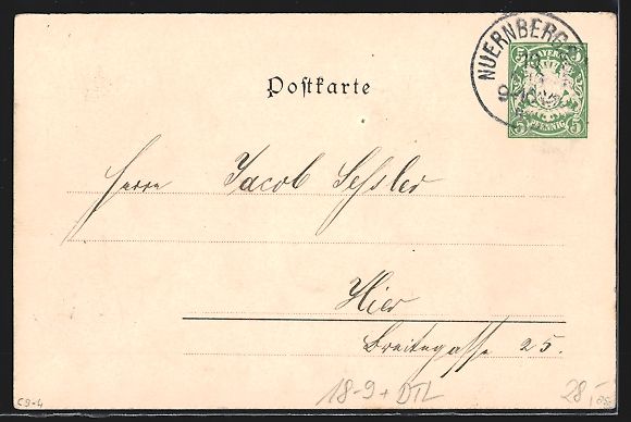 Cancelleria postale: Nürnberg, 29. Generalversammlung des Dt – Usato da Berlin venduto da bartko-reher 1