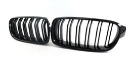 BMW 3er Schwarz Hochglanz Doppellamellen Frontgrill