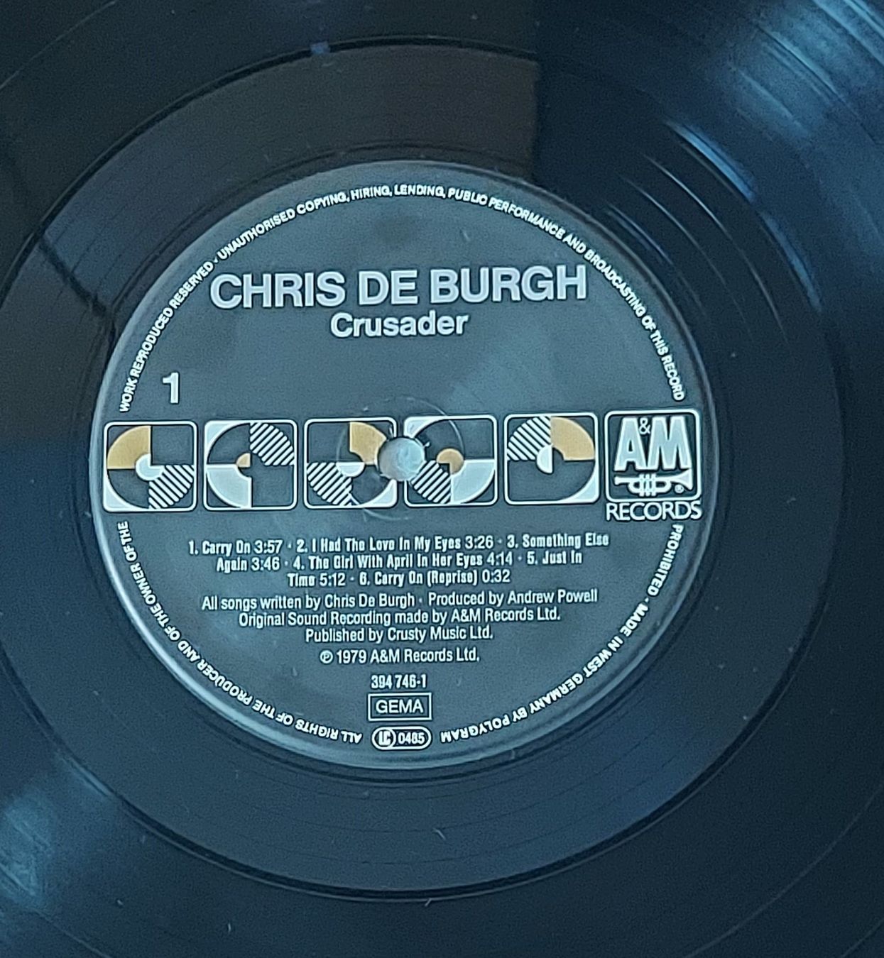 Schallplatten: LP - CHRIS DE BURGH - CRUSADER – Gebraucht aus Steckborn von Quo7 1