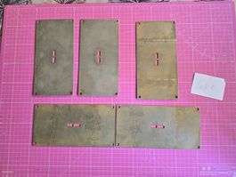 Modellbau Baustellenzubehör Stahlplatten Set 5