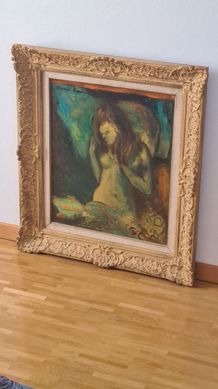 Dipinti: Anne Karinne - Tableau de Maître Suisse – Usato da Romont FR venduto da Glonounou 2
