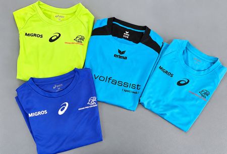 Asics & Erima Laufshirts – Migros Grand Prix – Sport