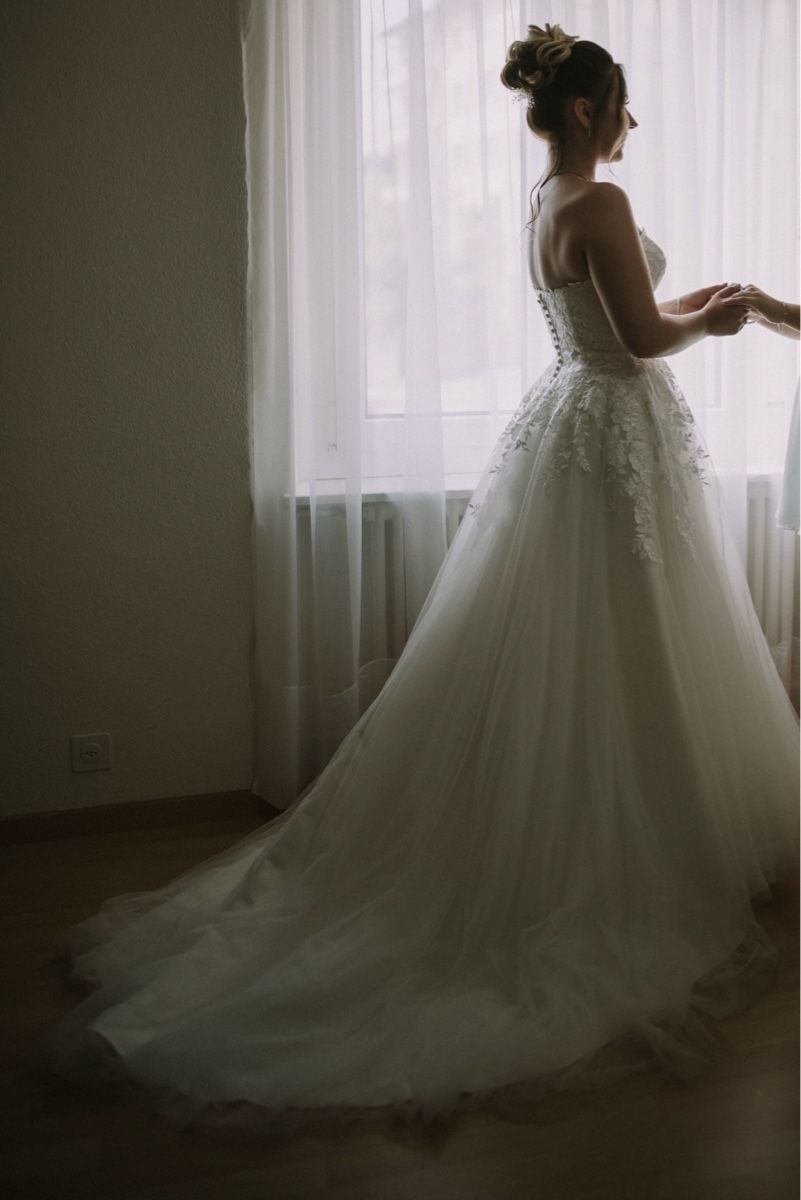 Vestiti: Hochzeitskleid Gr. 36/38 – Usato da Küssnacht am Rigi venduto da majdaa 4