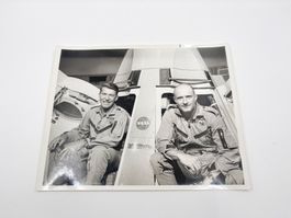 Original NASA Pressefoto Schirra & Stafford 1964 Gemini GT-3