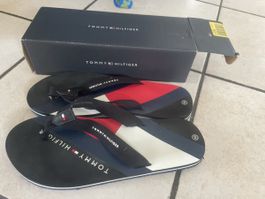 Tommy Hilfiger Zehentrenner Gr. 40 - Neuwertig mit Box
