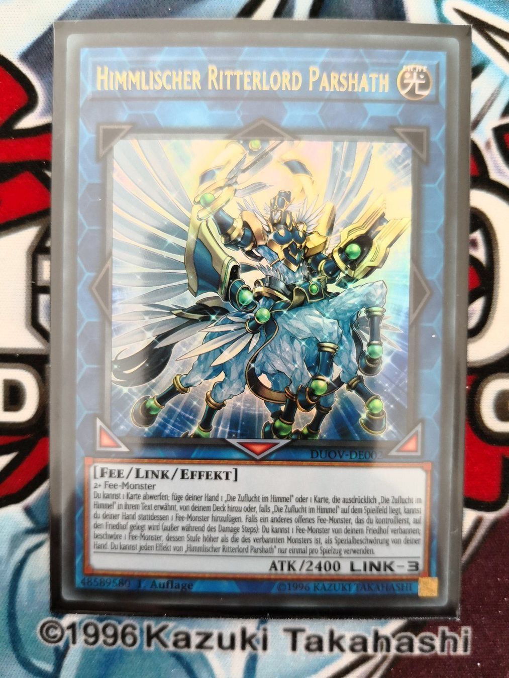 Yugioh Carte collezionabili: Yu-Gi-Oh Himmlischer Ritterlord Parshath – Nuovo (secondo la descrizione) da Zofingen venduto da gerrymovie93