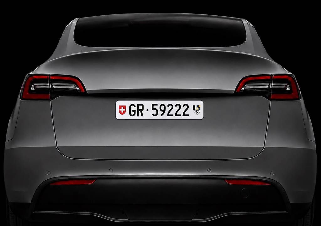Insegne: GR Autonummer/Kontrollschild – Usato da Chur venduto da autonummer-gr.ch 2