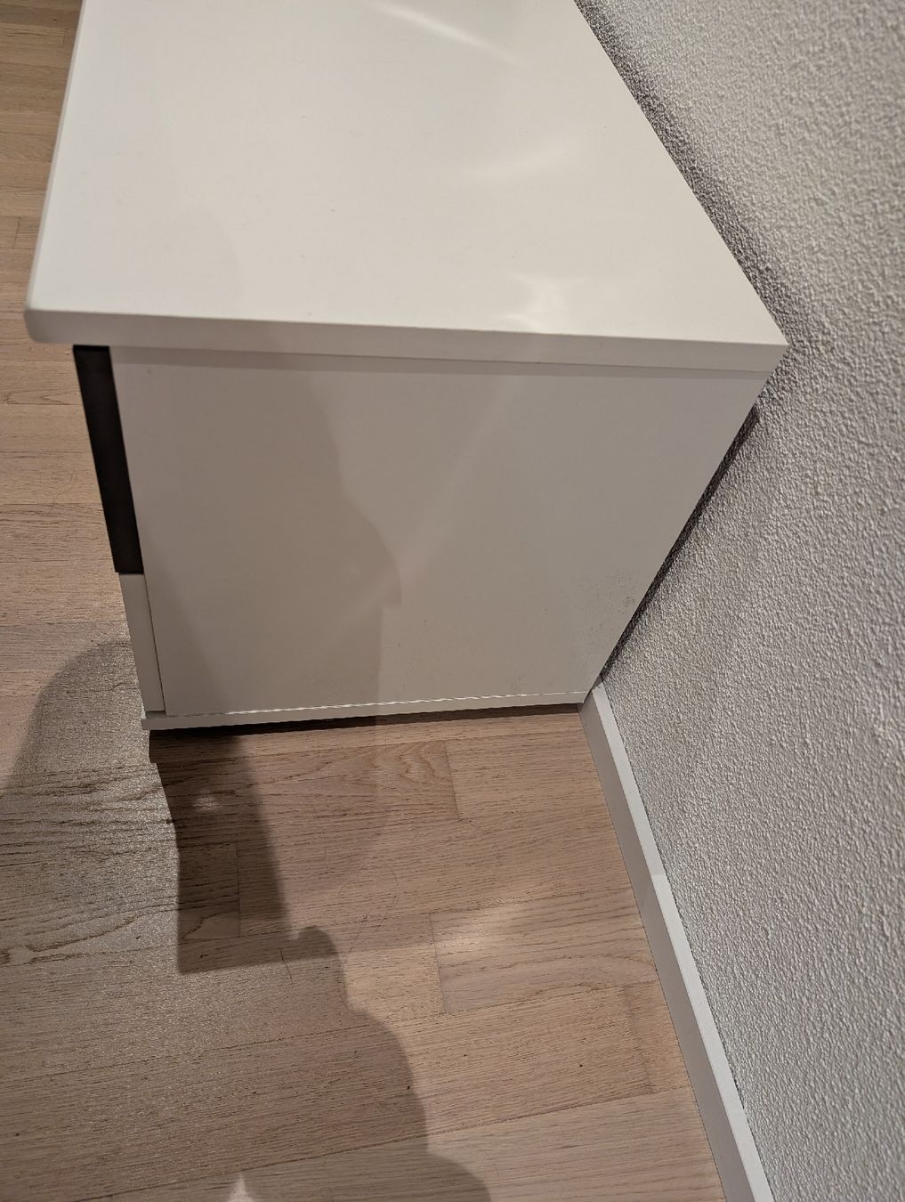 Comodini: Nachttisch mit Schublade, weiss, gebraucht – Usato da Ebikon venduto da Niederdorf01 1