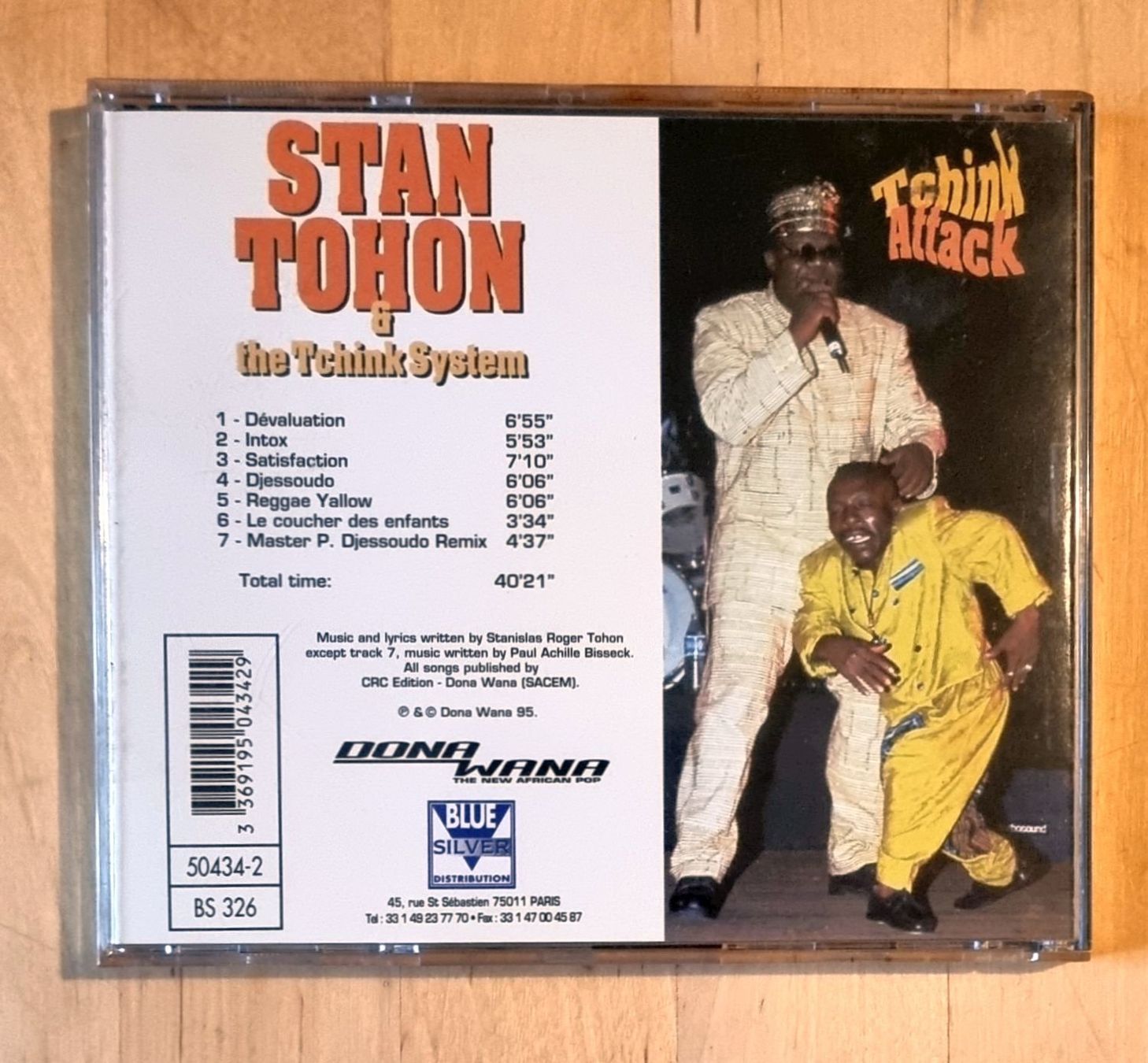 CD: CD Tohon Stanislas "Tchink Attack" (ZA/FR 1995) – Usato da Luzern venduto da Frizzz 2