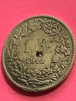 Abart 1 Franken 1912 Silber...