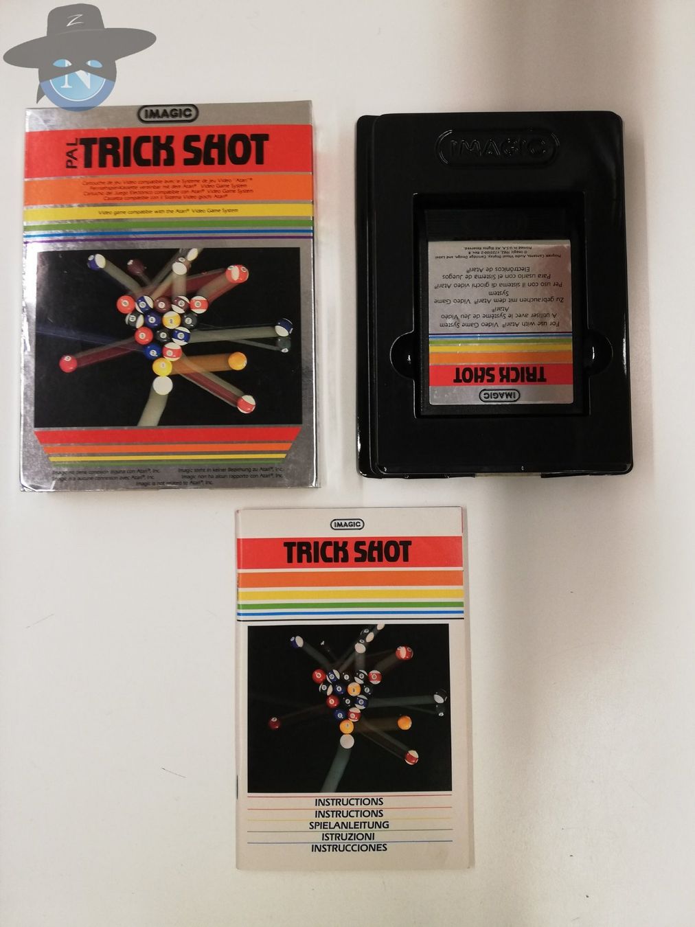 Atari Giochi: Trick Shot - Billard - imagic / Atari VCS 2600 – Usato da St. Gallen venduto da zorro_dc