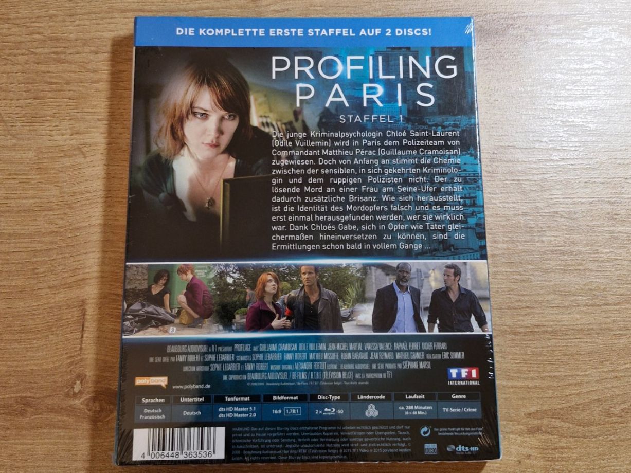 Tutti i DVDs: Profiling Paris - Staffel 1 NEU OVP Bluray – Nuovo e nell'imballaggio originale da Pfungen venduto da Whitie 1