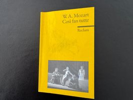 Mozart Cosi fan tutte -  Reclam Taschenbuch