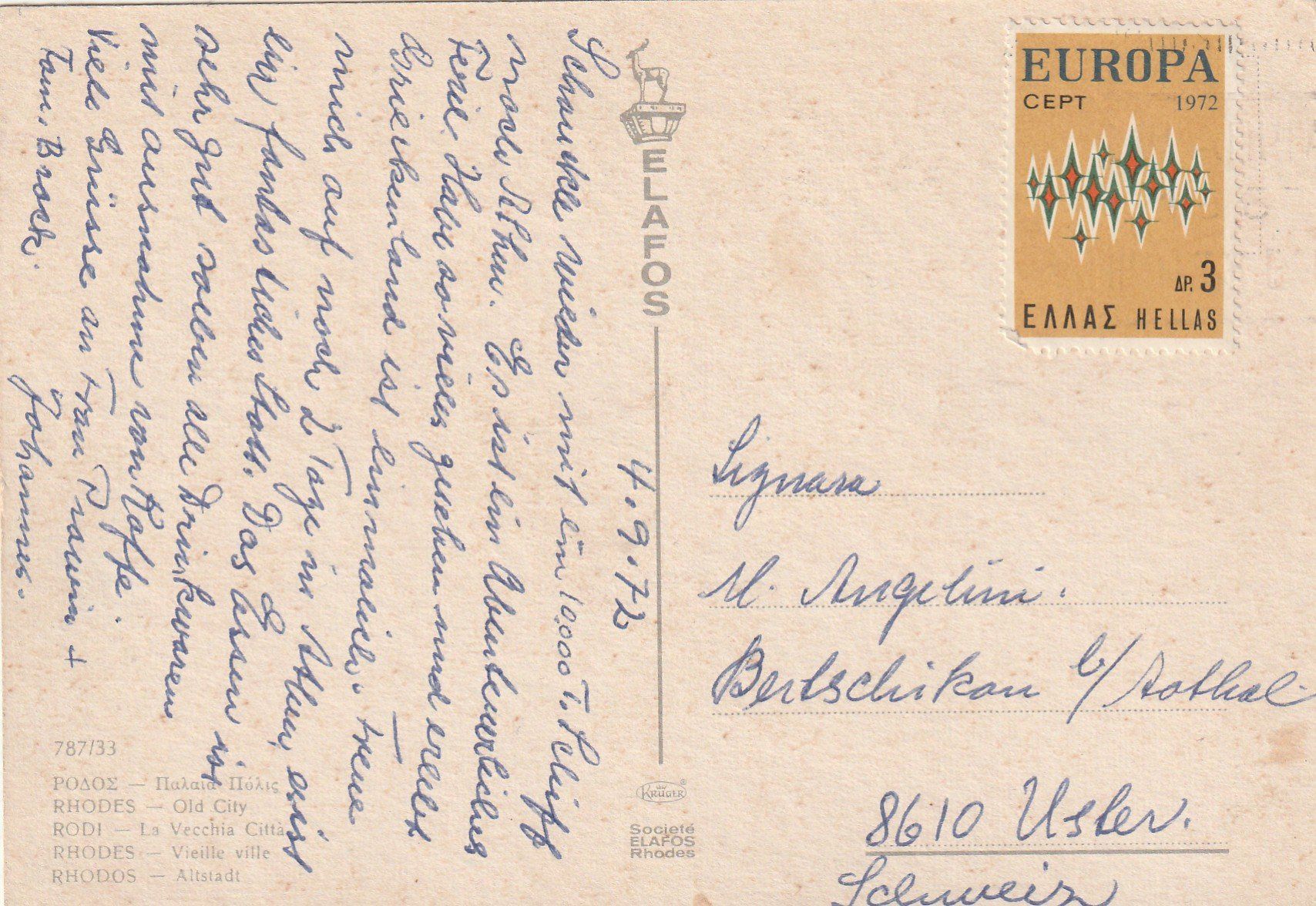 Cartoline postali: Rhodos – Usato da Lumbrein venduto da made02 1