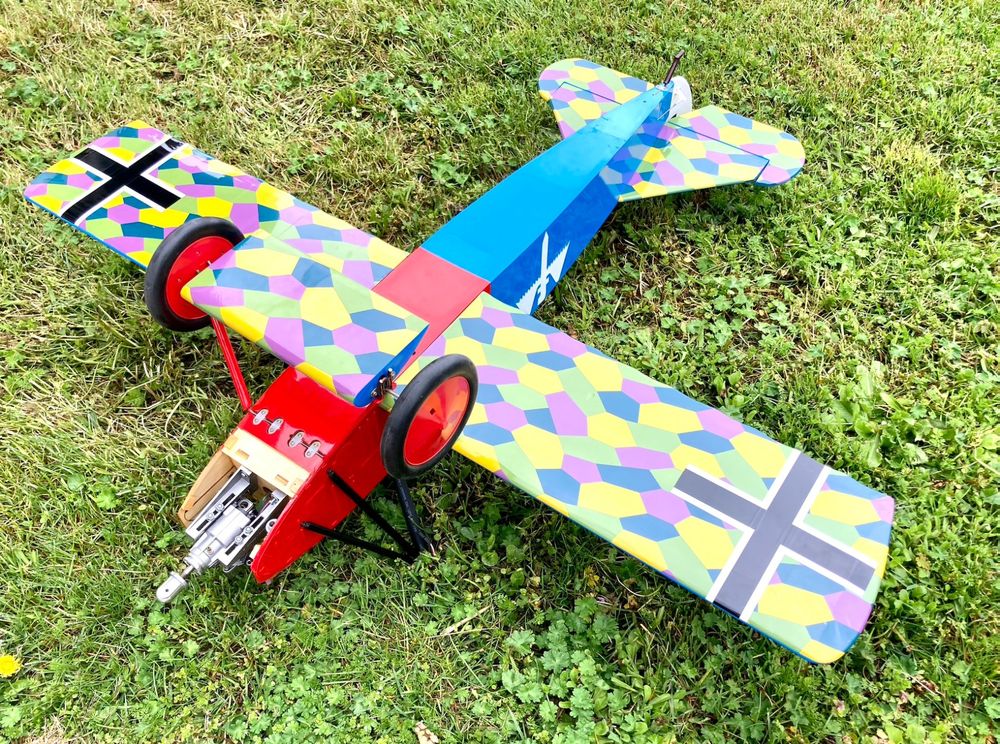 Hangar 9 Fokker D VII 60 ARF + Moteur Saito FA82 (HAN4675) Kaufen