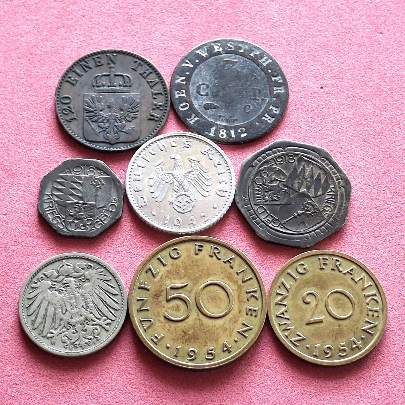 Tutti le monete: DEUTSCHLAND - LOT AB 1812 – Usato da Boniswil venduto da dpd4coins 1