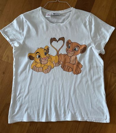 Damen T-Shirt The Lion King weiss Grösse XL fast neu