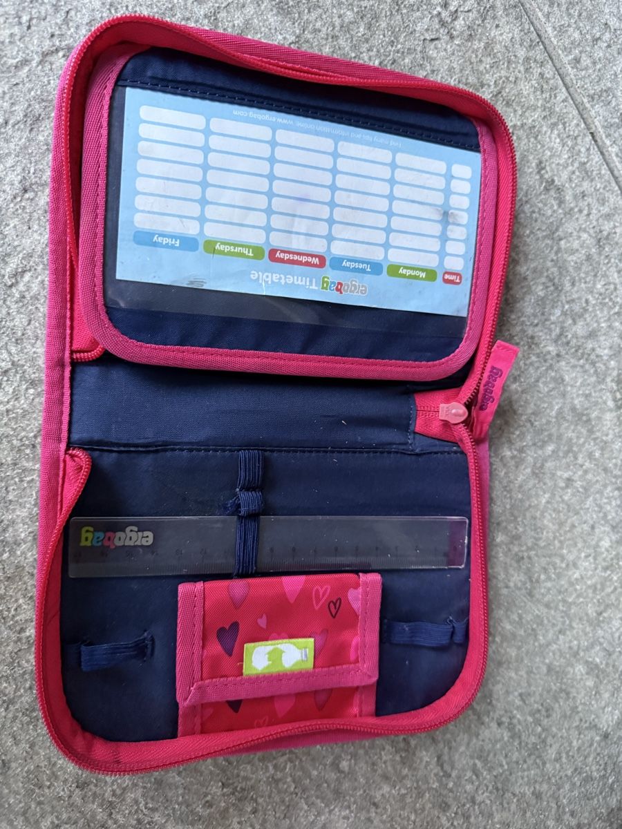 Ergobag Borse & Zaini: Ergobag Schulrucksack Set Mädchen Pink Hearts – Usato da Altbüron venduto da Schlofmoetzli 6