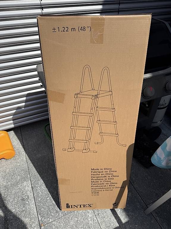 Leitern: Poolleiter intex 48" – Gebraucht aus Niederbuchsiten von Bruus