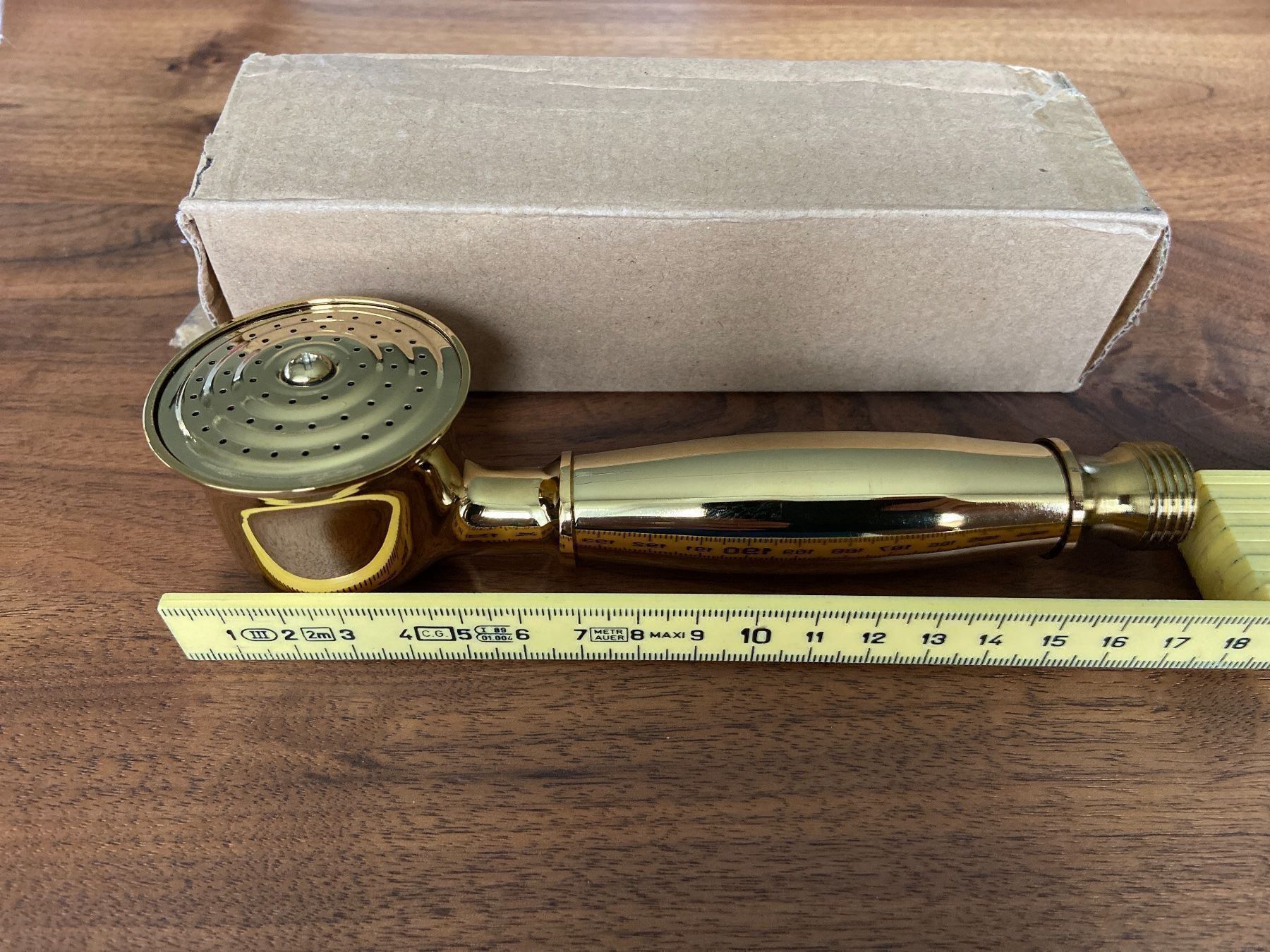 Soffioni doccia: Duschbrause GOLD Nostalgie  NEU !1 Pcs. – Nuovo e nell'imballaggio originale da Seon venduto da Aaargauer01 9