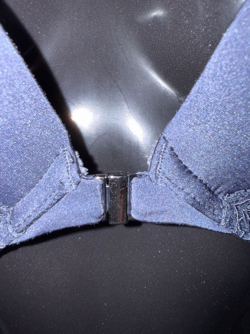 Altra biancheria intima: Palmers Push Up BH m. Frontverschluss blau m. Spitze 75/80C – Usato da Engelburg venduto da mamalanima 2