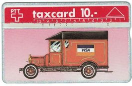 Taxcard 108E_22714 VISA 10 Fr 600 Ex gebraucht