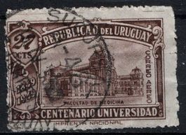 Timbre Uruguay 1935 Faculté de Médecine oblitéré