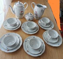 Geschirr VSK/USC, Vintage Service mit Blumenmuster, Top!