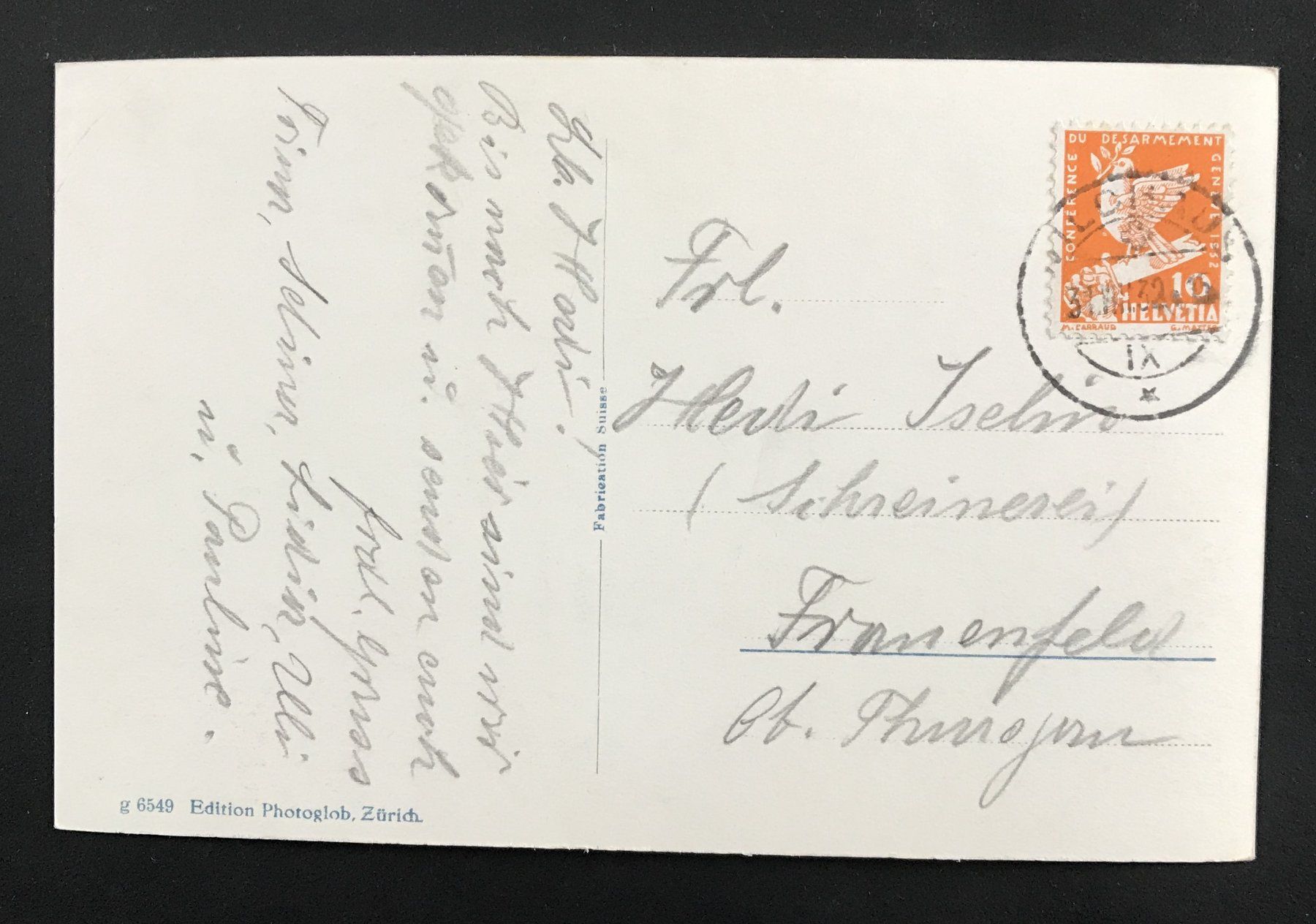 Cartoline postali: ALTE ANSICHTSKARTE WILDHAUS – Usato da Ostermundigen venduto da wini63 1