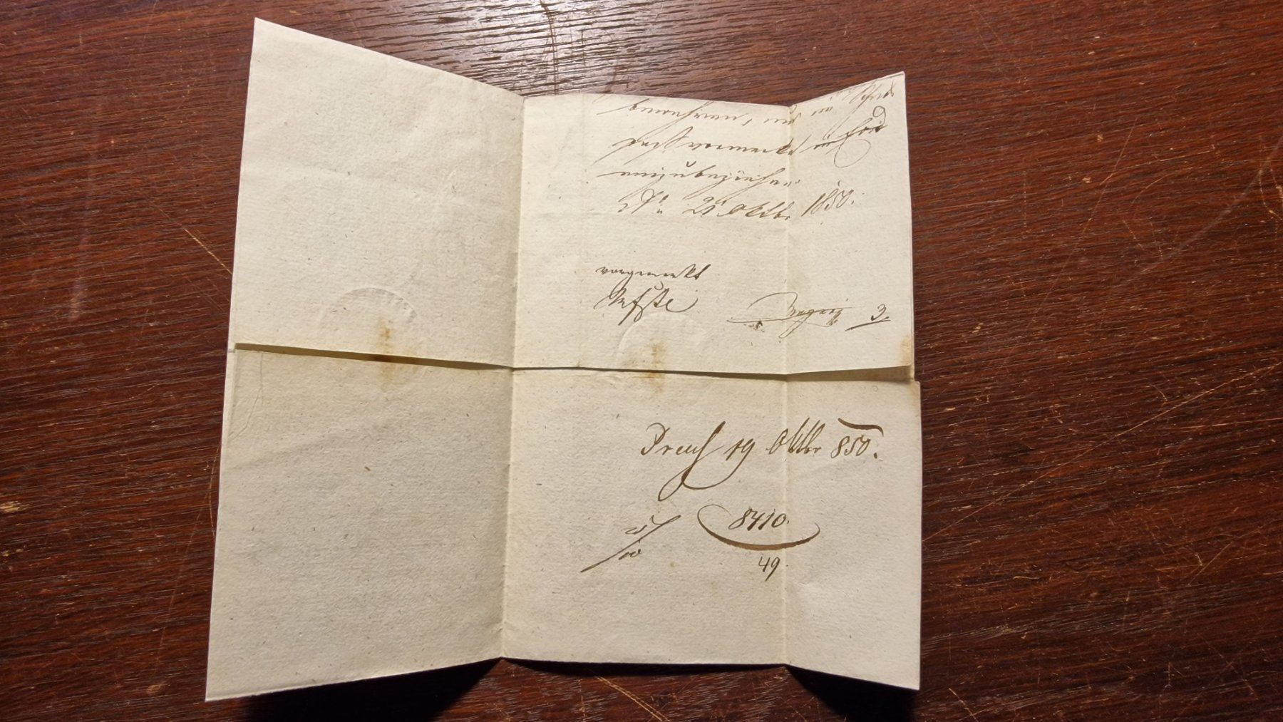 Tutti i francobolli: D Vorphilatelie - Briefe NEUSTADT, 19.10.1850 – Usato da Aesch LU venduto da briefmarken.uray 2