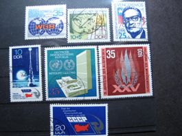 DDR 1973 Gedenkstätten / Menschenrechte gest