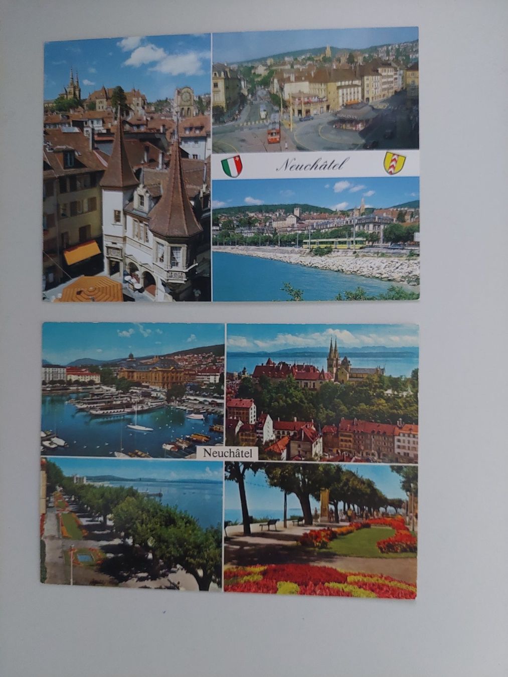 Cartoline postali: 2 Ansichtskarten "Neuenburg" – Nuovo (secondo la descrizione) da Wil SG venduto da ram_c5j2