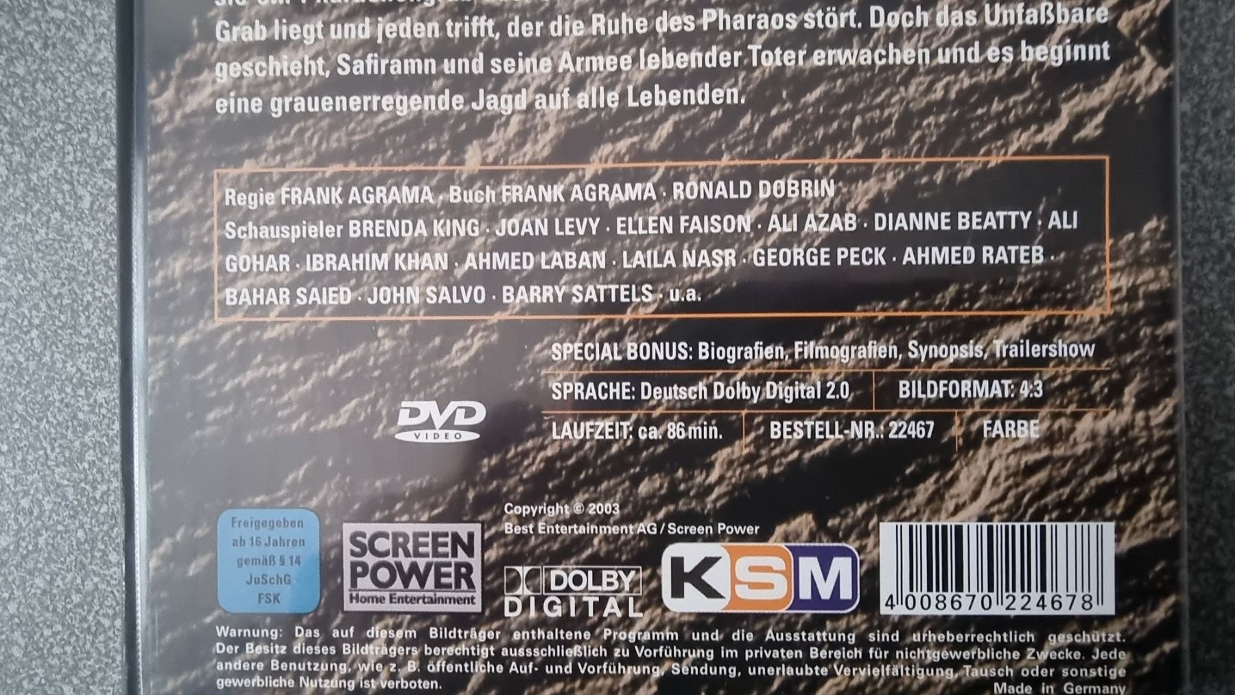 Alle DVDs: DVD Die Rache der Mumie – Gebraucht aus Oetwil am See von fineli2 1