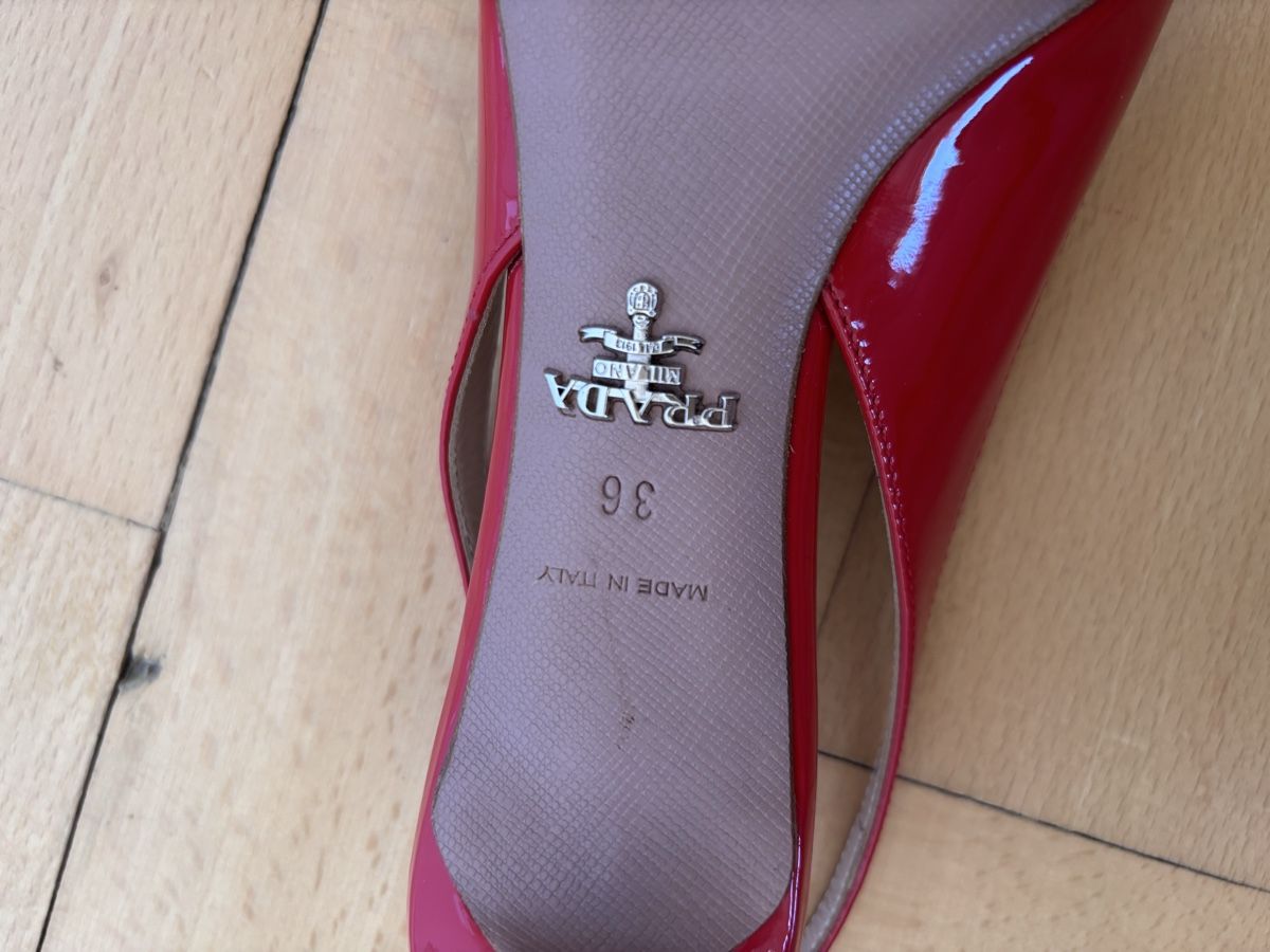 Prada Scarpe da donna: Slingballerina Prada rot – Usato da Basel venduto da FannySt 3