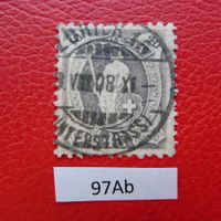 Stehende Nr. 97Ab mit Vollstempel ZÜRICH, Kat: 100.-