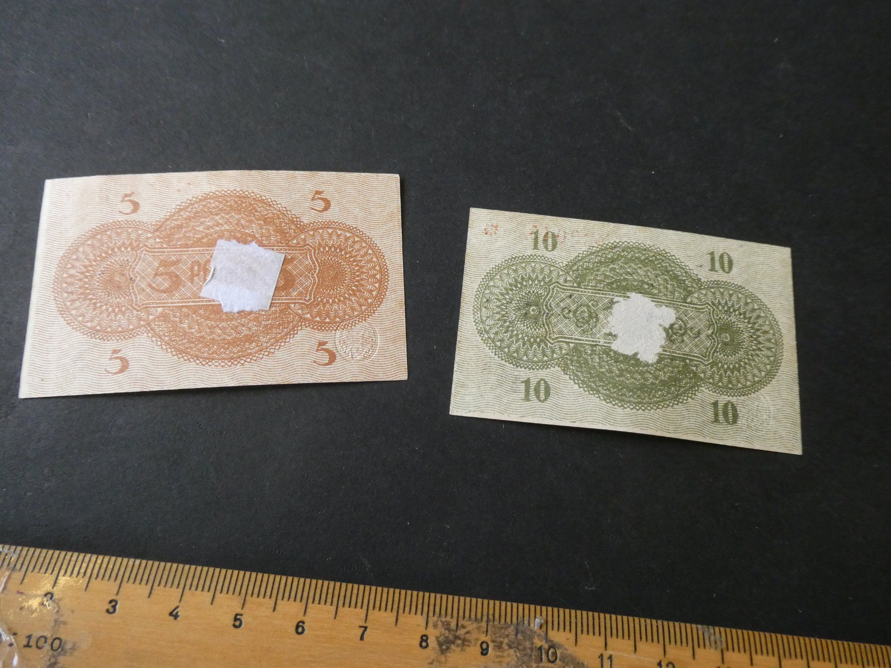 Banknoten: Dt. Reich, Gera, 2 Notgeldscheine – Gebraucht aus Hinterforst von Rohusri 1