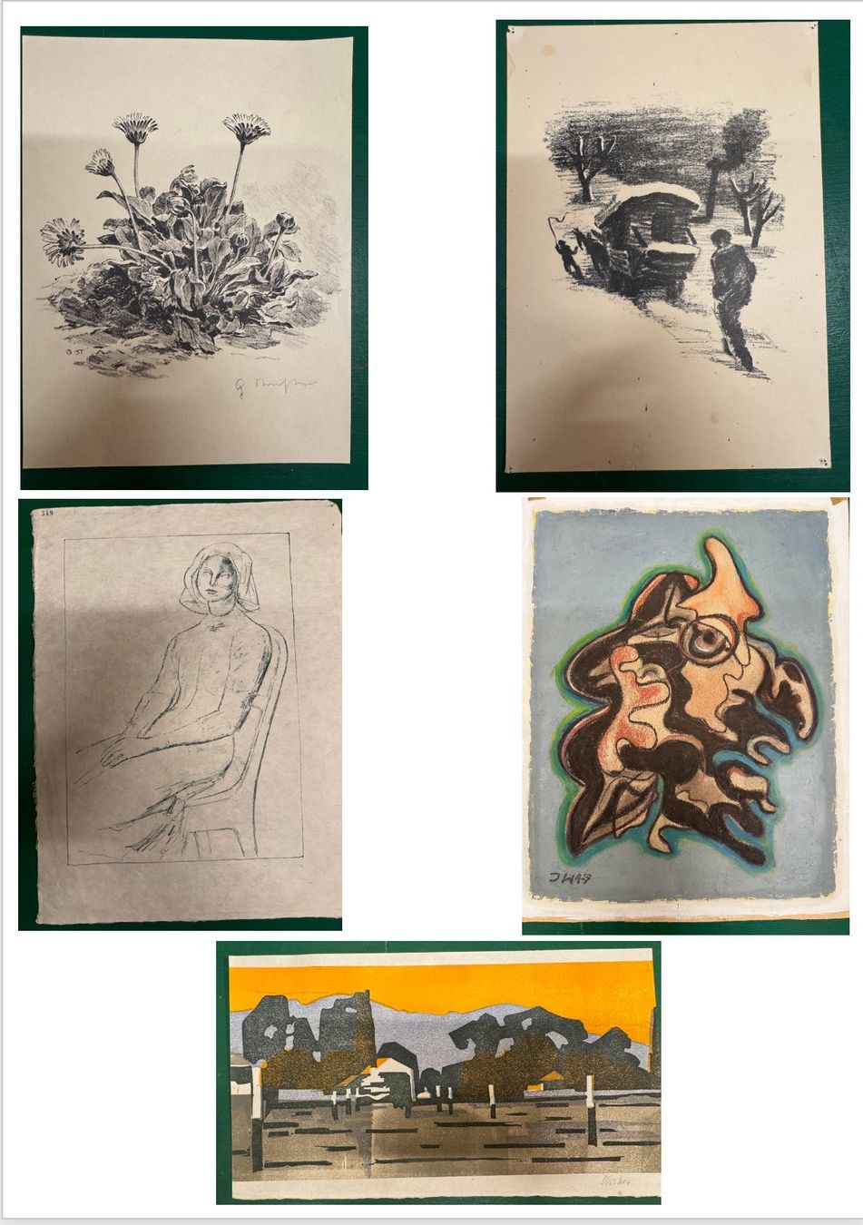 Arts picturaux & lithographies: Grosse Sammlung von Bildern vorwiegend Lithografien – D'occasion à Burgdorf par be284777 4