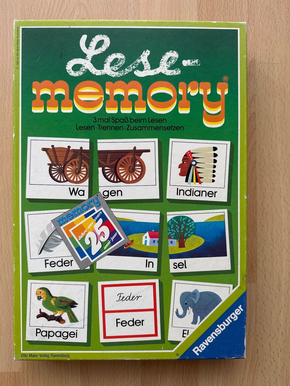 Ravensburger Giochi: LESE-MEMORY Ravensburger, 1984 – Usato da Schwarzenburg venduto da mezulienka
