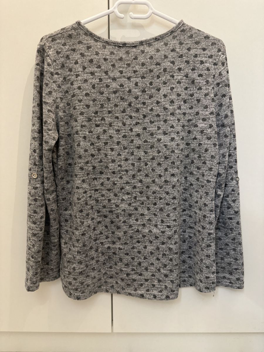Maglioni & Felpe: Grauer Pullover mit Herzen, Gr. L – Usato da Buus venduto da 2019dp 4