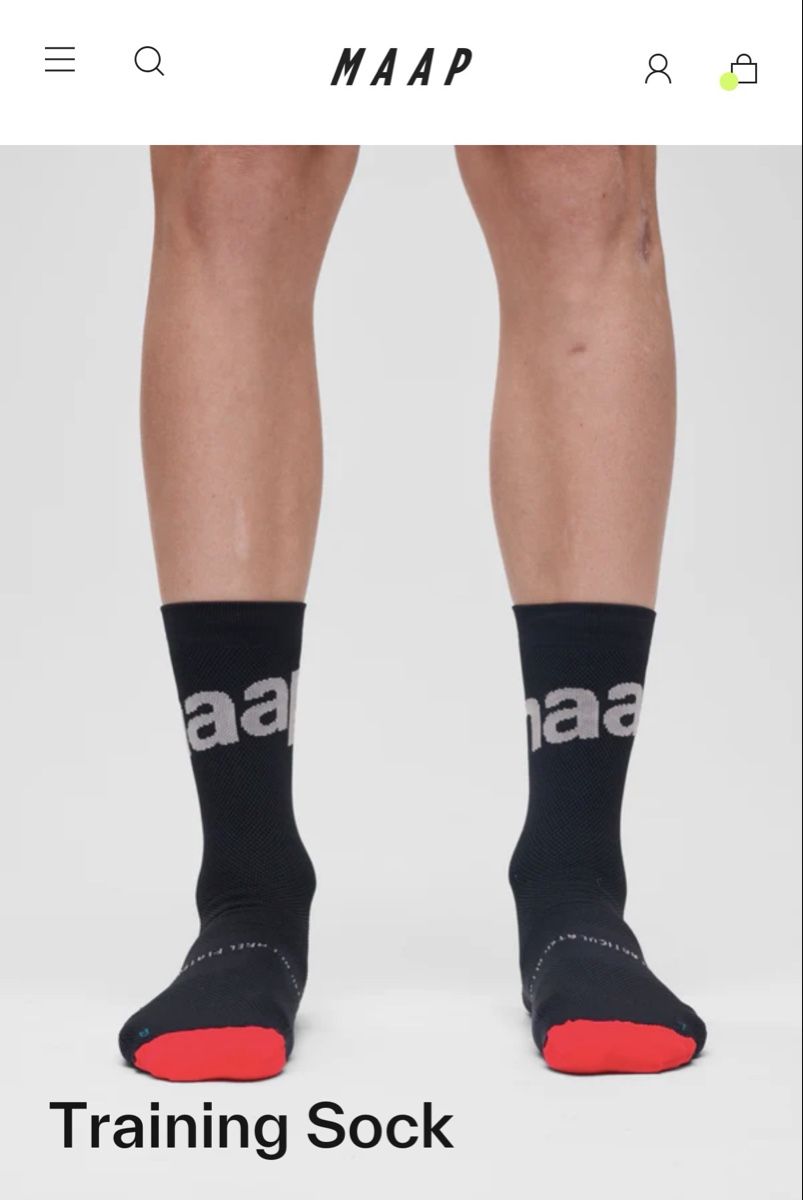 Calze: MAAP Training Sock schwarz Grösse S/M – Nuovo e nell'imballaggio originale da Bern venduto da WiederWert 3