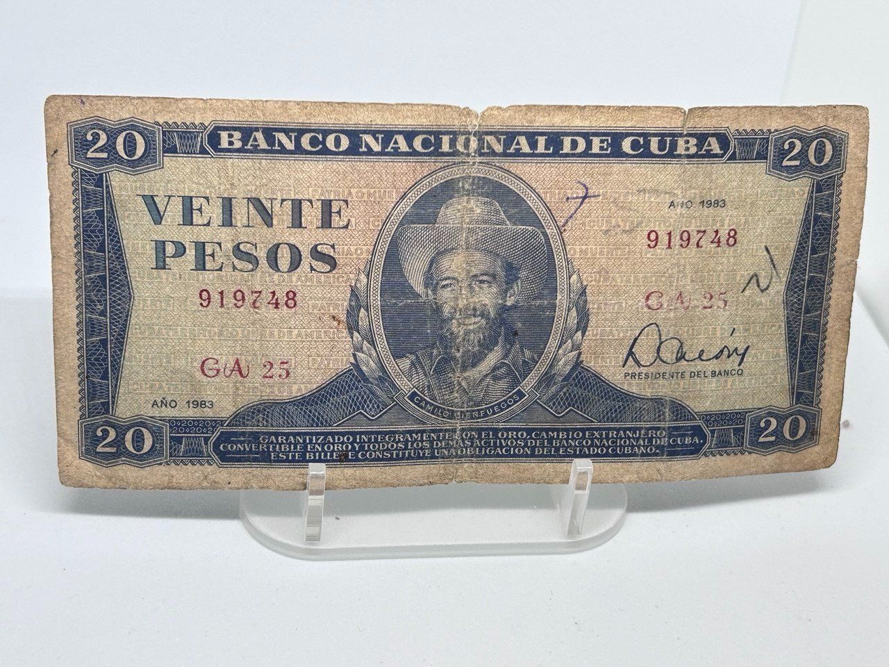 Banconote: 20 Pesos Cubani 1983 – Usato da Giubiasco venduto da LorisVale
